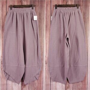 NWT Free People Beach Leo Pants Womens Size Small Slouchy Taupe $70 OB1363086